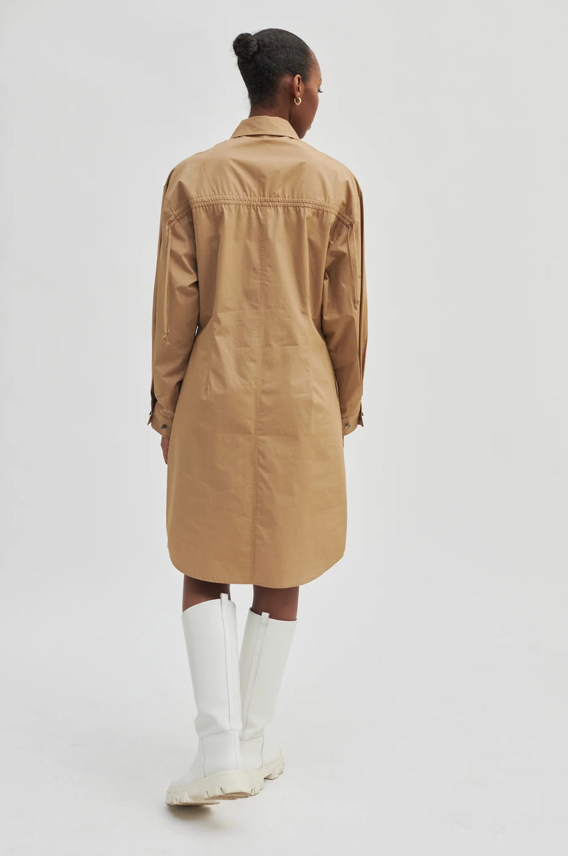 second female shirt dress Second Female Hebe Printed Shirt Dress Foss & Kruger