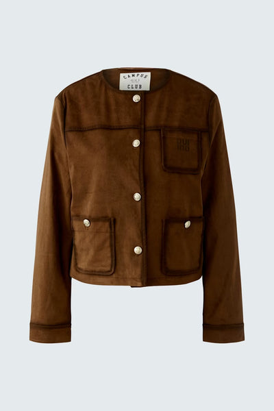 Qui Cropped Fudge Jacket