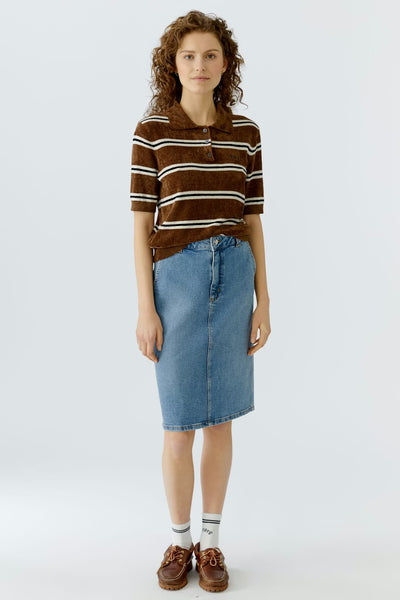 Qui Knit Stripe Top