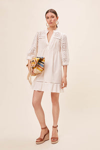 Suncoo Embroidered Mini Dress