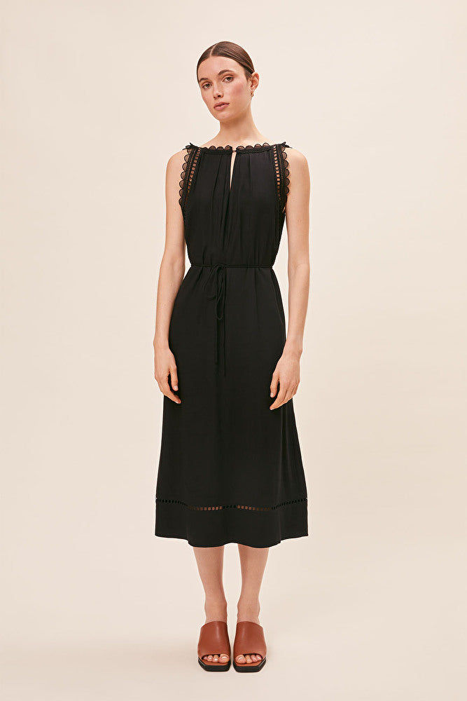 Suncoo lace trimmed dress