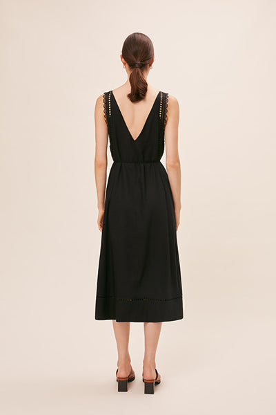 Suncoo lace trimmed dress