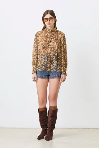 Suncoo Lux Leopard Blouse