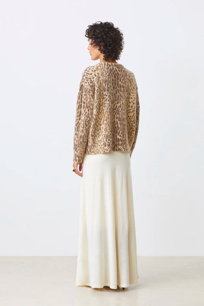 Suncoo Beige Leopard Print Jumper Pleoli