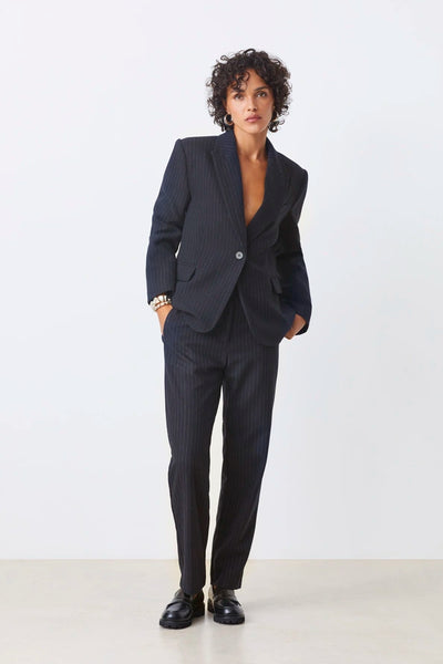 Suncoo Diam Striped Blazer Jacket