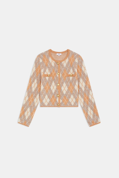 Suncoo Guilain Buttoned Jacquard Cardigan
