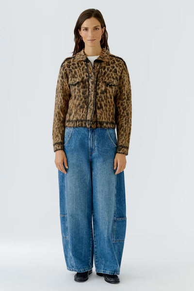 Oui Cardigan Camel Grey