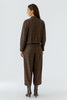 Oui Brown Check Jacket