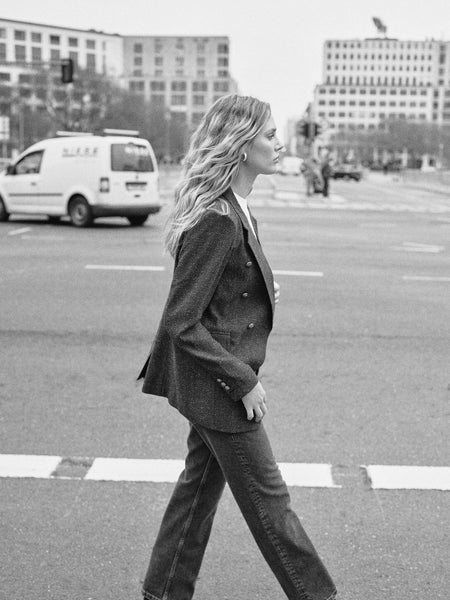 Mos Mosh Mmabeth Svala Blazer Tweed Double Breast