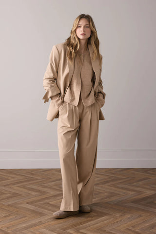 Summum Melange Boyfriend Blazer Beige