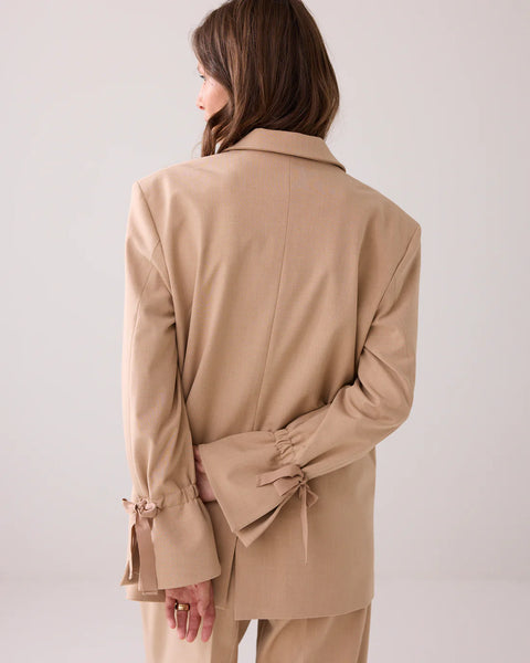 Summum Melange Boyfriend Blazer Beige