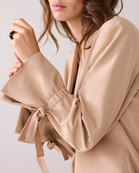 Summum Melange Boyfriend Blazer Beige