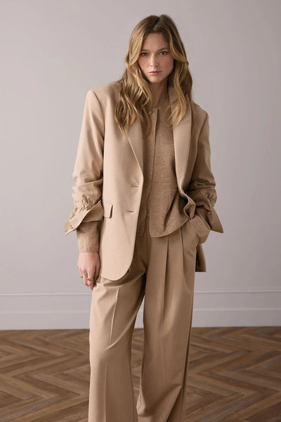 Summum Melange Boyfriend Blazer Beige