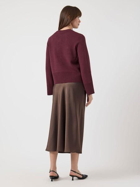 YAS Yaspimi Cardigan Burgundy