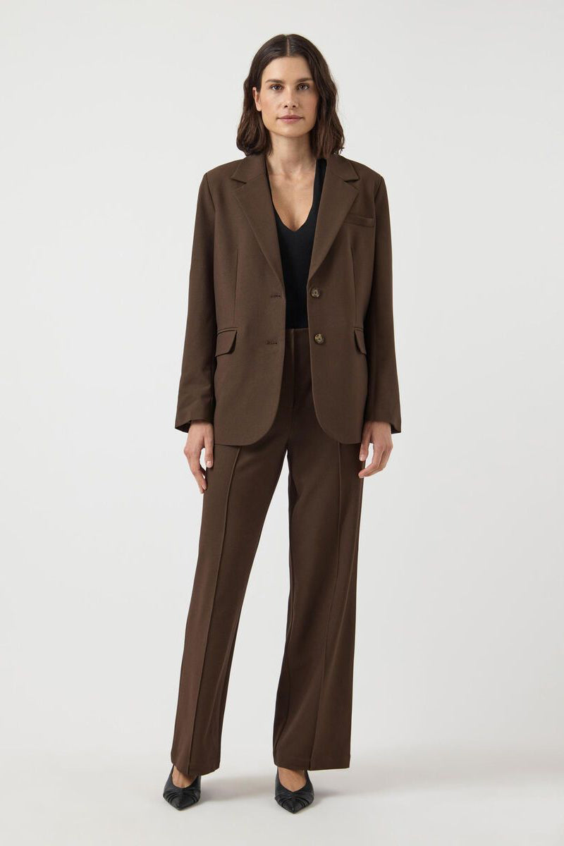 YAS Yasreemaj Chocolate Brown Trouser