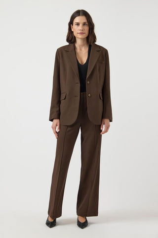 YAS Yasreemaj Chocolate Brown Trouser