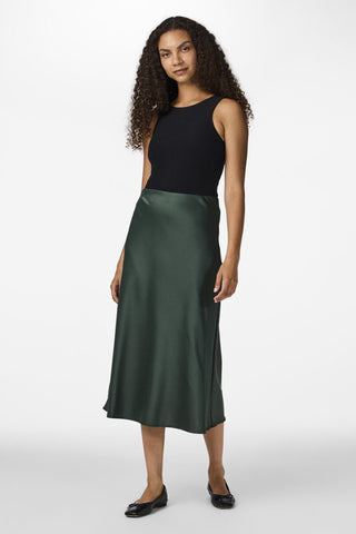 YAS Yaspella Midi Skirt Sycamore