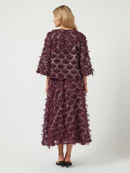 YAS Yaspazilla Blouse Burgundy
