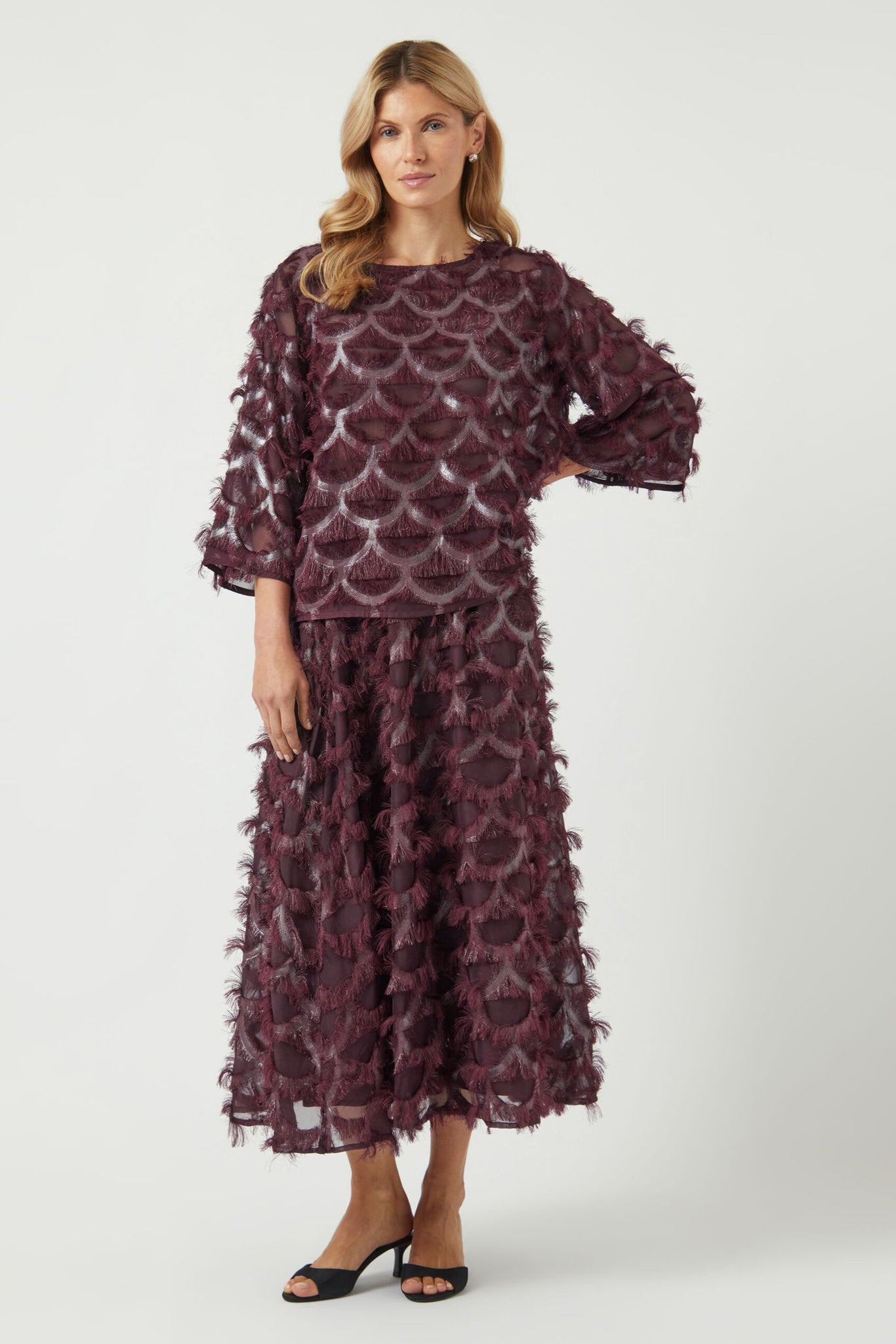 YAS Yaspazilla Blouse Burgundy