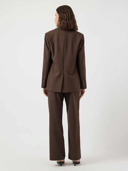 YAS Yasreemaj Chocolate Brown Blazer