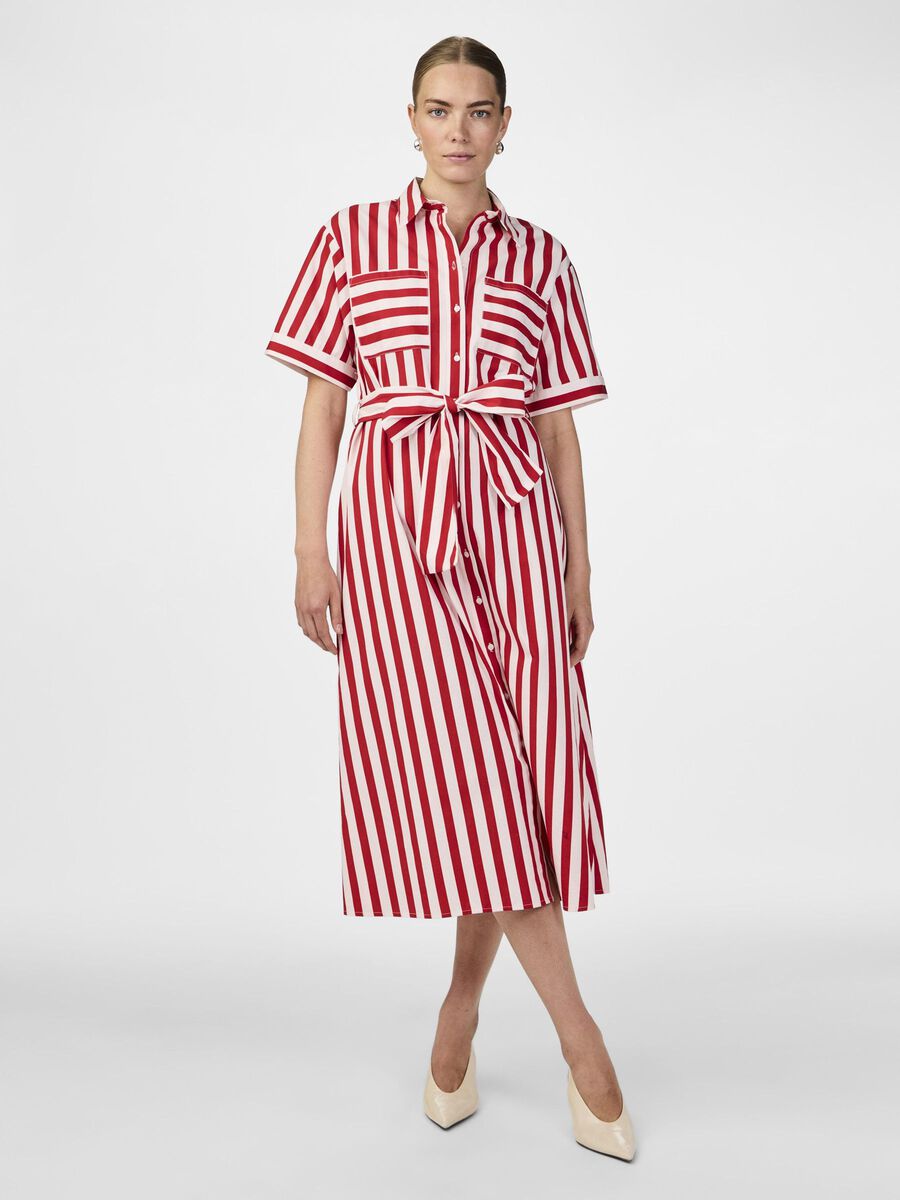 YAS Stripe Shirt Dress