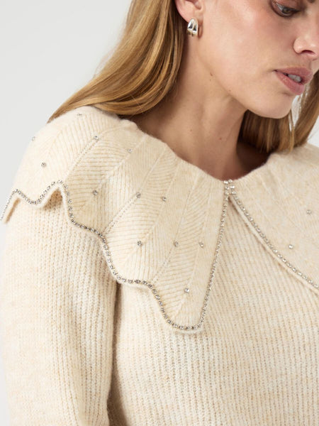 YAS Yascharma Knitted Pullover Studded