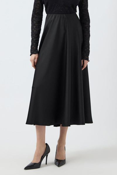 YAS Yaspella Midi Skirt Black