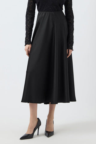 YAS Yaspella Midi Skirt Black