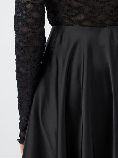 YAS Yaspella Midi Skirt Black