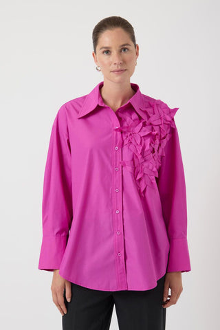 Yas Yasgira Oversize Blouse Pink