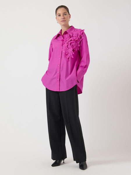 Yas Yasgira Oversize Blouse Pink