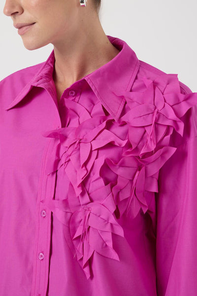 Yas Yasgira Oversize Blouse Pink