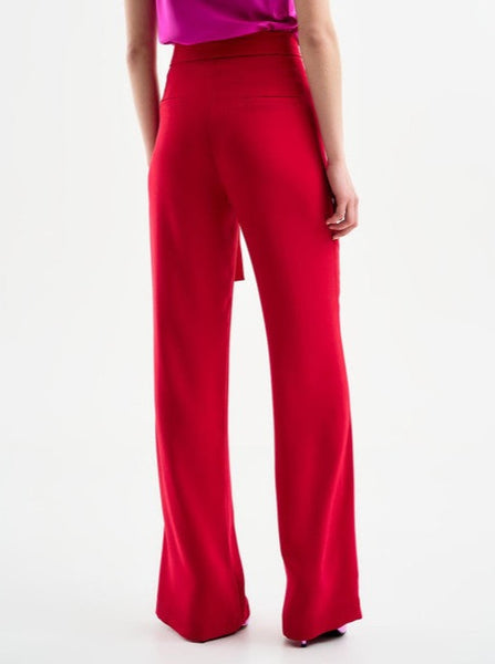 Access Red Pant with Rhinestone Embellished Detail