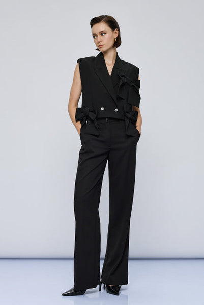Access Spell Sleeveless Jacket With Bows