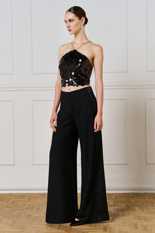 Access Wide-Leg Pants With Side Details