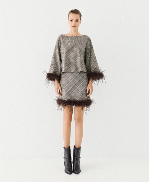 Access Mini Plaid Skirt