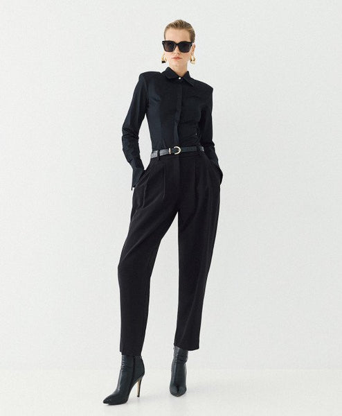 Access Carrot Trouser Pants In Black