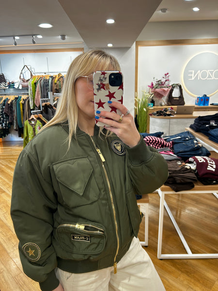 Lola Casedemont Military Bomber Jacket