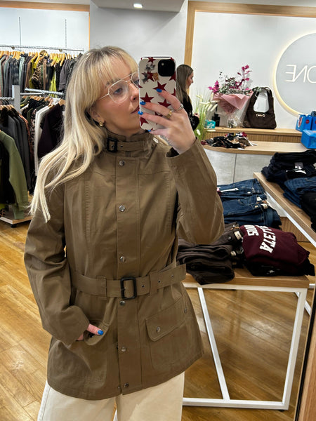 Molly Bracken Belted Parka Jacket