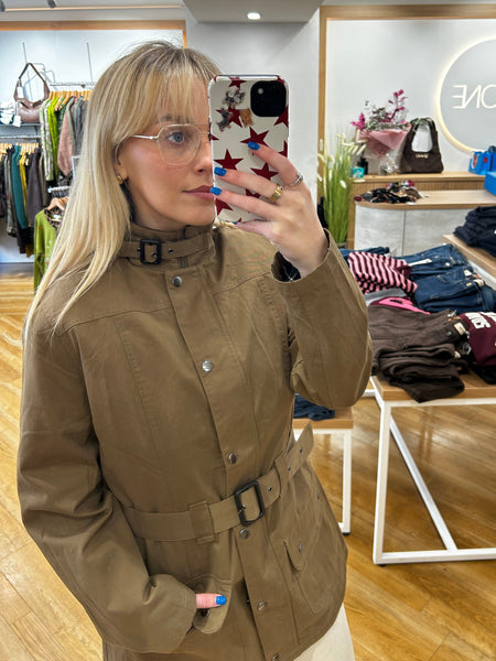 Molly Bracken Belted Parka Jacket