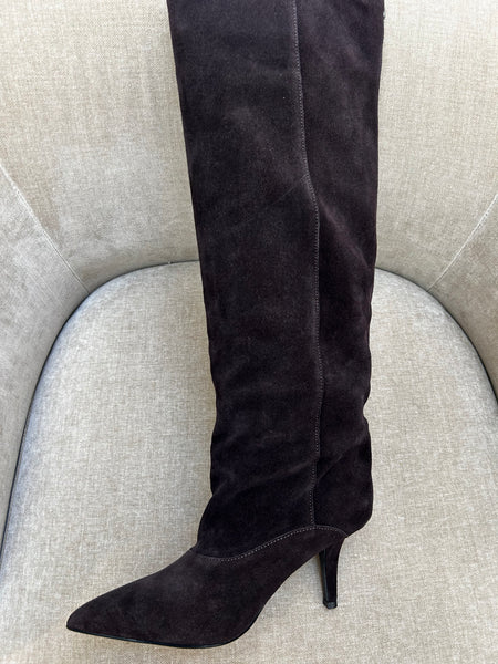 Guess Carolan Brown Knee High Boot
