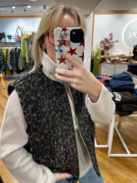Mos Mosh Elise Leopard Gilet