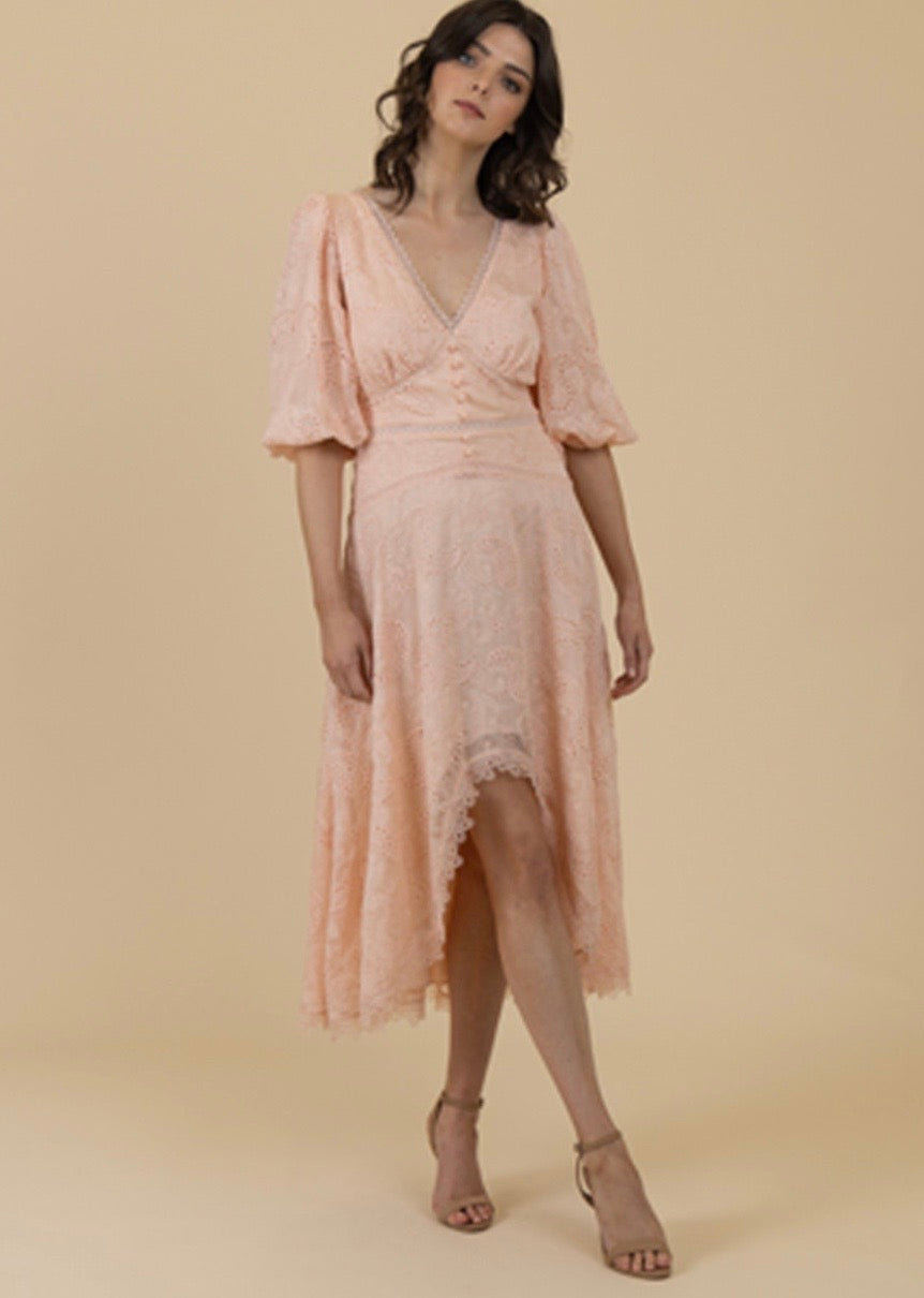fee g pink dress Fee G Bree Pink Beaded Mini Dress