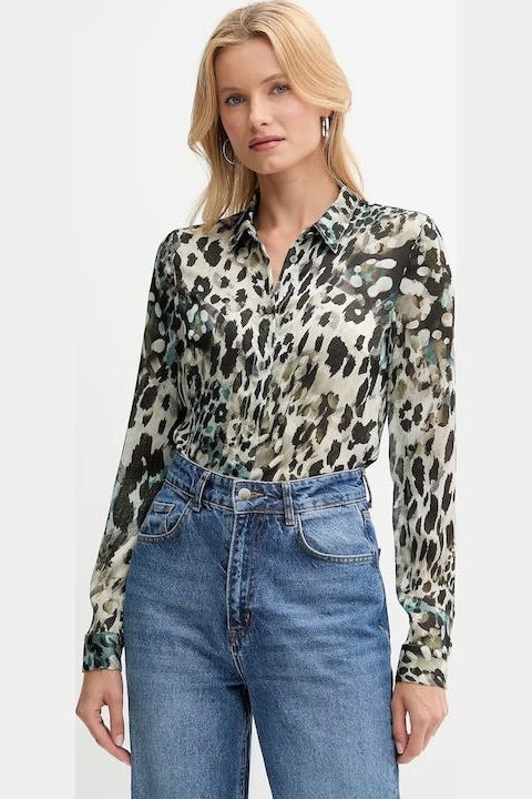 GUESS LEOPARD SHIRT