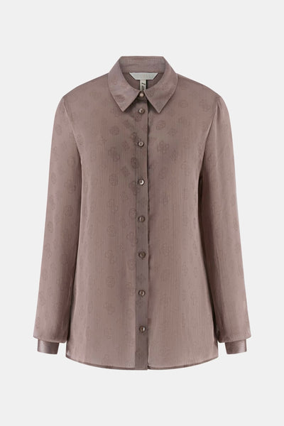 GUESS 4G and peony logo shirt