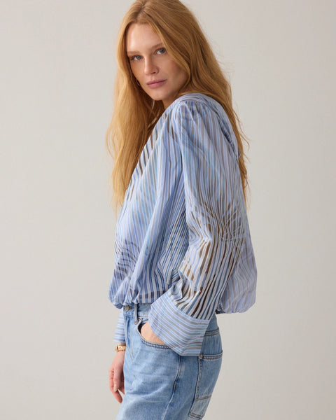 SUMMUM PLEATED TOP WITH PRINT