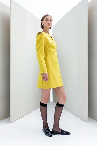 KAMEYA - OPEN SHOULDER CUT OUT MINI DRESS