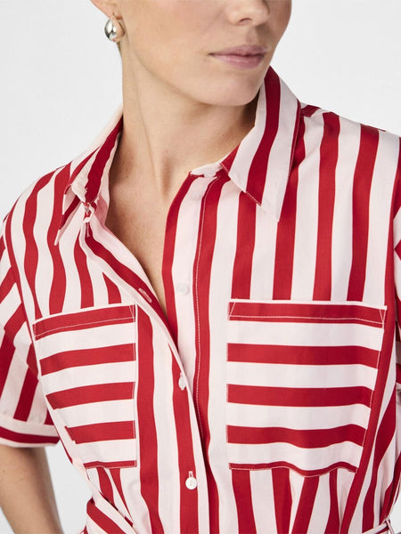 YAS Stripe Shirt Dress