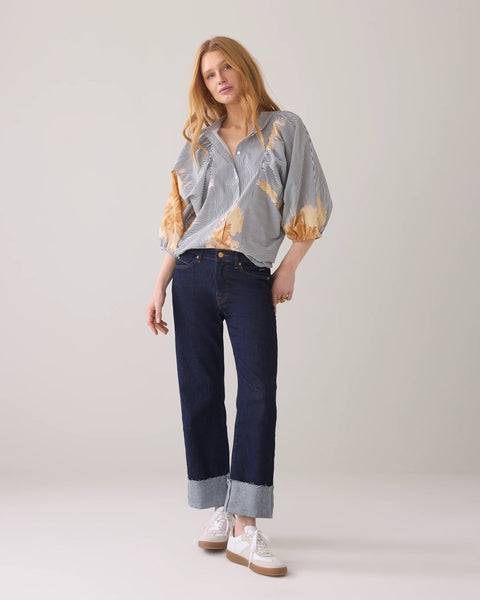 SUMMUM - BLOUSE WITH UNIQUE PRINT