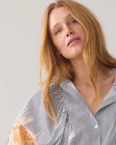 SUMMUM - BLOUSE WITH UNIQUE PRINT